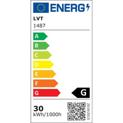 Reflector monofazat, LED COB 30W, lumina 4000K, 2400lm, negru