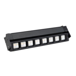 Lampa pe sina, LED 12W, lumina neutra, unghi inclinare 90 grade, montare in interior, aluminiu