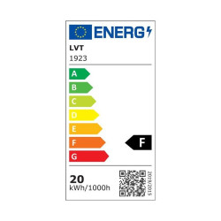 Spot LED COB, putere 20W, pentru montare pe sina trifazata, diametru 76 mm