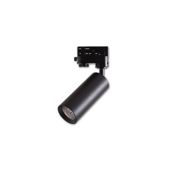 Reflector LED GU10, directionabil pe sina trifazata, maxim 35W, negru mat