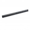 Proiector LED cu lumina neutra, 9600 lm, 2x 48W, unghi inclinare reglabil, aluminiu, rama neagra