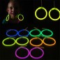 Cercei luminosi glow stick, accesorii party, diverse culori