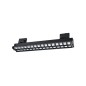 Proiector LED, 2x 24W, 3 faze, lumina 4000K, 4800lm, rama aluminiu, 600x80x60 mm Proiector LED, 2x 24W, 3 faze, lumina 4000K, 4800lm, rama aluminiu, 600x80x60 mm