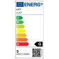 Proiector LED 5W, pentru sina magnetica, 4000K, 400lm, Spot 36 grade, clasa energetica G, alb