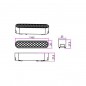 Spot LED SMD 6W, magnet incorporat, lumina alb neutru, IP20, negru
