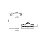 Lampa LED LUXO Spot 15W, lumina neutra, 1200 lm, IP20, negru mat