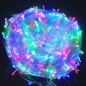 Instalatie Craciun LED, 300becuri RGB, 8 moduri iluminare, 15,5 m, 5W, 230V Instalatie Craciun LED, 300becuri RGB, 8 moduri iluminare, 15,5 m, 5W, 230V