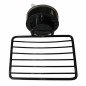 Suport sapuniera, suspendata, otel, 9 x 13cm, negru