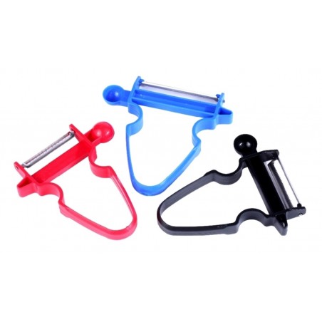 Set curatatoare fructe/legume, 3 piese, lama otel, multicolor