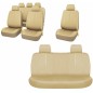 Set huse scaune auto piele ecologica, ortopedice, bej
