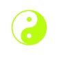 Sticker decorativ glow luminos Yin Yang, 19 cm Sticker decorativ glow luminos Yin Yang, 19 cm