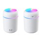 Umidificator aer ultrasonic, oprire automata, alimentare USB, iluminare led, 15 dB, 300ml, 2W, 5V, 12 x 8cm, alb Umidificator aer ultrasonic, oprire automata, alimentare USB, iluminare led, 15 dB, 300ml, 2W, 5V, 12 x 8cm, alb