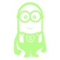 Sticker fosforescent luminos model Minion