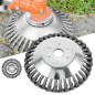 Perie disc sarma pentru motocoase, montura: 25,4mm, 200mm, argintiu