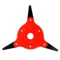 Disc taiere pentru motocoase, montura: 25,4mm, 3 muchii taiere, 65Mn, rosu/negru Disc taiere pentru motocoase, montura: 25,4mm, 3 muchii taiere, 65Mn, rosu/negru