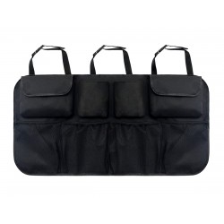 Organizator portbagaj, 4 compartimente, pliabil, 88 x 46cm, negru