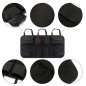 Organizator portbagaj, 4 compartimente, pliabil, 88 x 46cm, negru