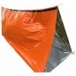 Sac de dormit termic, impermeabil, geanta transport, fluier inclus, 130g, 213 x 91cm, portocaliu