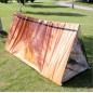 Cort de salvare termic, impermeabil, pliabil, 100g, 210 x 90cm, portocaliu