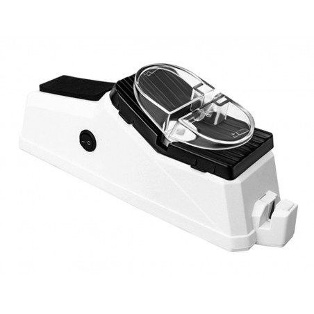 Ascutitor cutite electric, alimentare USB,5V, 23,5x 9 x 6,5 cm, alb/negru
