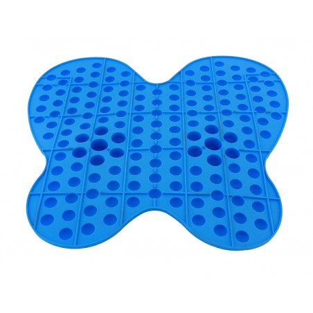 Covoras cu presopunctura picioare, 2800 puncte masaj, 35 x 36cm, albastru