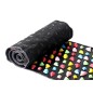 Covoras cu presopunctura picioare, pietre masaj, 175 x 34,5 x 1,5cm, negru