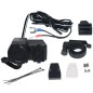 Bricheta auto, 1 port USB, 10A, 12/24V, negru
