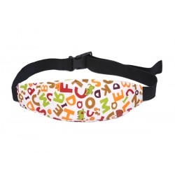 Suport universal pentru scaun auto, sustinere cap bebelus, dimensiune reglabila: maxim 110 cm, bumbac, multicolor