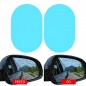 Folie protectie oglinzi auto, 2 bucati, tratata hidrofob, 13,5 x 9,5 cm