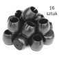 Set suporturi antiderapante mobila, 16 piese, silicon, 12 - 16 mm, negru Set suporturi antiderapante mobila, 16 piese, silicon, 12 - 16 mm, negru