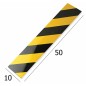 Protector usa masina, montare perete garaj, spuma polietilena, 50 x 10 x 1,5 cm, negru/galben Protector usa masina, montare perete garaj, spuma polietilena, 50 x 10 x 1,5 cm, negru/galben