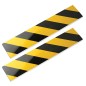 Set protector auto pentru garaj, 2 bucati, montare perete, spuma polietilena, 50 x 10 x 1,5 cm, negru/galben Set protector auto pentru garaj, 2 bucati, montare perete, spuma polietilena, 50 x 10 x 1,5 cm, negru/galben