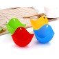 Set recipiente fierbere oua, 4buc, silicon, 56g, 9 x 6,5cm, multicolor