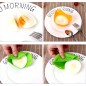 Set recipiente fierbere oua, 4buc, silicon, 56g, 9 x 6,5cm, multicolor