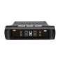 Senzor temperatura presiune pneuri, display LCD, semnal senzor: FSK 433,92 MHz, 9,5 x 7,5 x 8,5cm, negru