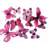 Set fluturi decorativi fosforescenti