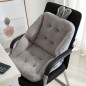 Perna scaun cu spatar, snur prindere, bumbac, 45 x 45 x 8cm, gri Perna scaun cu spatar, snur prindere, bumbac, 45 x 45 x 8cm, gri