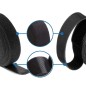 Banda velcro pentru organizare cabluri, prindere velcro, 5m, negru