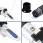 Refractor tester optic fluide auto, pipeta, surubelnita, 236g, 15 x 2-4cm, negru/gri Refractor tester optic fluide auto, pipeta, surubelnita, 236g, 15 x 2-4cm, negru/gri