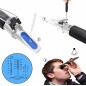 Refractor tester optic fluide auto, pipeta, surubelnita, 236g, 15 x 2-4cm, negru/gri Refractor tester optic fluide auto, pipeta, surubelnita, 236g, 15 x 2-4cm, negru/gri