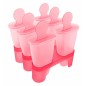 Set forme inghetata, 6 buc, silicon, 11 x 11,5 x 13 cm, multicolor