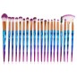 Set pensule machiaj, 20 piese, 18-20,5cm, multicolor