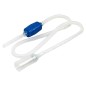 Desilator acvariu cu pompa, plastic, 1,7m, alb/albastru