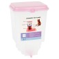 Hranitor automat caini/pisici 2in1, capacitate rezervor alimente 5L, plastic, 34 x 26,5 x 34,5cm, roz