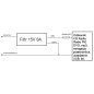 Filtru intereferente radio auto, 11-15V, 6,3 x 2,5 x 2,5cm, auriu