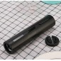 Tirbuson electric, plastic/aluminiu, 248 g, 21,5 x 4,8cm, negru