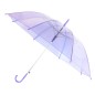 Umbrela pliabila, diametru 91 cm, violet transparent
