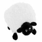 Jucarie miel de plus, perna/tetiera, 28cm, alb/negru Jucarie miel de plus, perna/tetiera, 28cm, alb/negru