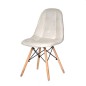 Scaun piele sufragerie, picioare antiderapante, 86 x 48 x 45cm, alb Scaun piele sufragerie, picioare antiderapante, 86 x 48 x 45cm, alb
