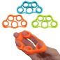 Set dispozitive exercitii maini/degete/inchietura, 9 piese, dificultati diverse, multicolor